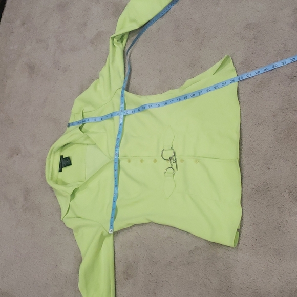Vintage Connie Howard 6 neon green high waisted pantsuit - Picture 11 of 14